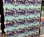Blue Cubes and Marble Pattern Fabric - Image 5
