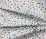 Blue Droplet Pattern Fabric - Image 3
