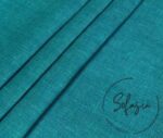 Blue Linen Look Fabric