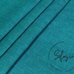 Blue Linen Look Fabric