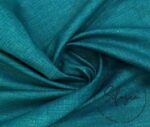 Blue Linen Look Fabric - Image 4