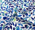 Blue Love Ladder Patterned Fabric - Image 6