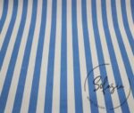 Blue Striped Fabric, Curtain and Sofa Fabric