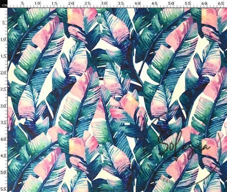 blue-tropical-banana-leaf-sofa-and-curtain-fabric.jpg Blue Tropical Banana Leaf Sofa and Curtain Fabric - Image 1