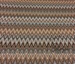 Brown Color Gradient Zigzag Fabric - Image 6