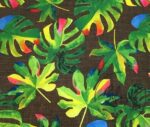 Brown Linen Camel Sole Patterned Fabric - Image 4