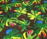 Brown Linen Camel Sole Patterned Fabric - Image 8
