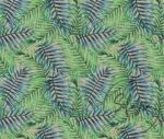 Burlap Backdrop Blue Green Leaf Pattern Fabric
