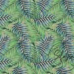 Burlap Backdrop Blue Green Leaf Pattern Fabric