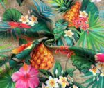 Burlap Backdrop Pineapple Pattern Fabric - Image 3