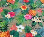 Burlap Backdrop Pineapple Pattern Fabric - Image 4