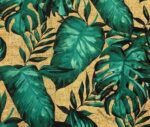 Burlap Backdrop Turquoise Dedebase Patterned Fabric - Image 4