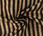 Burlap Ground Brown 2x2 Stripe Patterned Fabric - Image 3