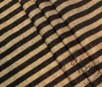 Burlap Ground Brown 2x2 Stripe Patterned Fabric - Image 4