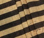 Burlap Ground Brown 5x5 Line Patterned Fabric - Image 3