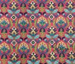 Burnt Orange Color Tapestry Patterned Sofa Upholstery Fabric