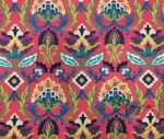 Burnt Orange Color Tapestry Patterned Sofa Upholstery Fabric - Image 4