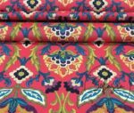 Burnt Orange Color Tapestry Patterned Sofa Upholstery Fabric - Image 6