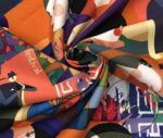 Carnival Collage Pattern Fabric - Image 7