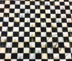Checkered Fabric with Oil Painting Effect - Image 4