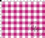 Cherry Large Gingham Patterned Fabric