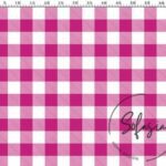 Cherry Large Gingham Patterned Fabric