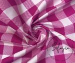 Cherry Large Gingham Patterned Fabric - Image 3