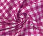 Cherry Small Gingham Patterned Fabric - Image 3