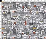 City Pattern Sofa and Curtain Fabric - Image 4