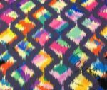 Color Gradient Ikat Fabric