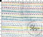 Colorful Contour Patterned Sofa and Curtain Fabric