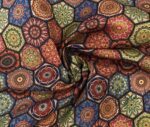 Colorful Honeycomb Pattern Pillow Fabric - Image 3