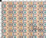 Colorful Ikat Patterned Fabric
