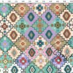 Colorful Kilim Patterned Cover Fabric