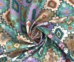 Colorful Kilim Patterned Cover Fabric - Image 4