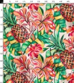 Colorful Pineapple Patterned Sofa Cover Fabric - Image 3