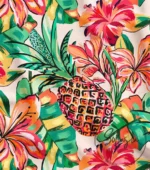 Colorful Pineapple Patterned Sofa Cover Fabric - Image 4