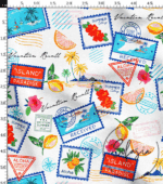 Colorful Summer Patterned Sofa and Curtain Fabric - Image 3