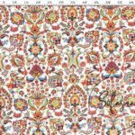 Colorful Tapestry Patterned Floor Cushion Fabric