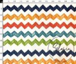 Colorful Zigzag Pattern Sofa and Curtain Fabric