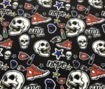Converse Skull Pop Art Patterned Fabric - Image 3