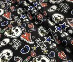 Converse Skull Pop Art Patterned Fabric - Image 7