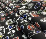 Converse Skull Pop Art Patterned Fabric - Image 9