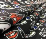 Converse Skull Pop Art Patterned Fabric - Image 10