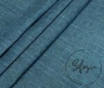 Cool Blue Linen Look Fabric