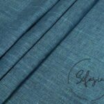 Cool Blue Linen Look Fabric