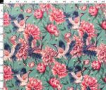 Crane Patterned Fabric - Image 3
