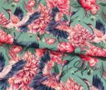 Crane Patterned Fabric