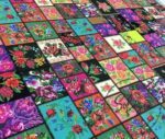 Cross Stitch Patchwork Patterned Fabric