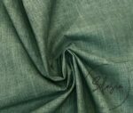 Dark Green Linen Look Fabric - Image 3
